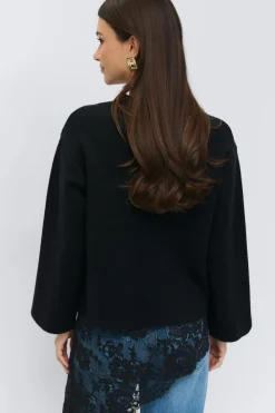 Knitted button cardigan