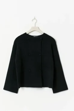 Knitted button cardigan