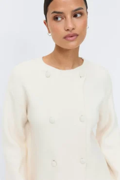 Knitted button cardigan