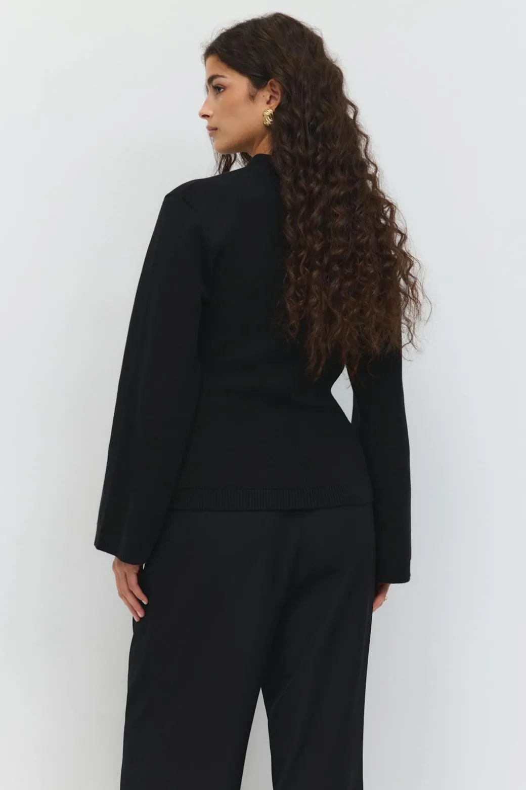 Knitted cotton cardigan