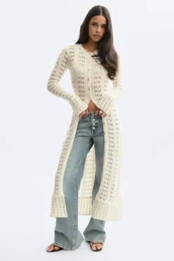 Knitted crochet dress