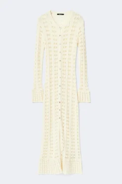 Knitted crochet dress