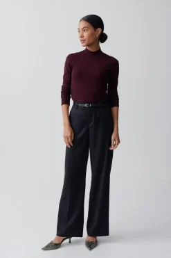knitted long sleeve top