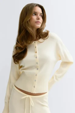 Knitted loungewear cardigan