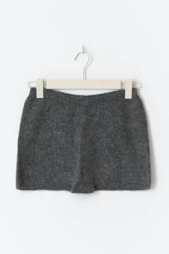 Knitted mini shorts