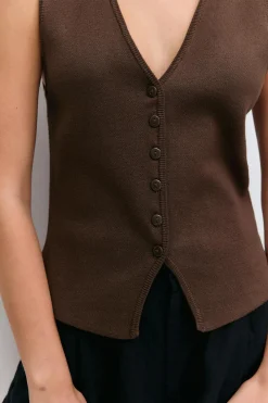 Knitted vest