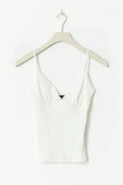 Lace detail singlet