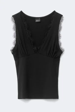 Lace detail tank