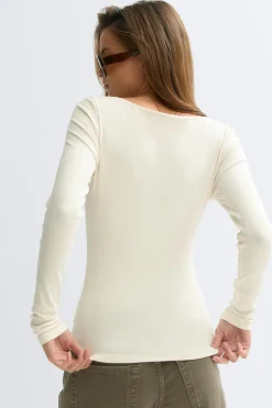 Lace detail top