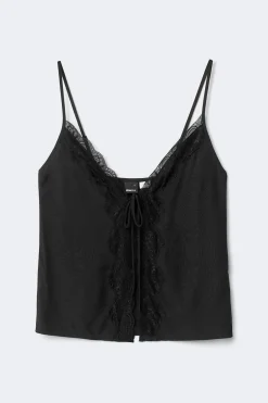 Lace loungewear singlet