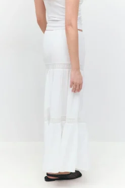 Lace maxi skirt