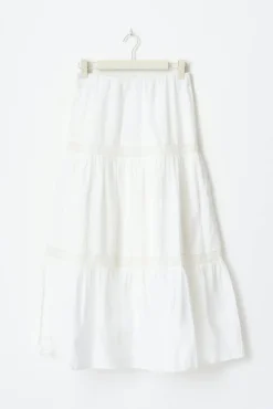 Lace maxi skirt