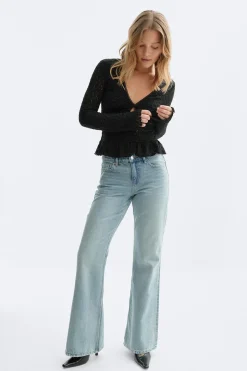 Lace v-neck top