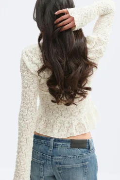 Lace v-neck top