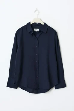 Linen blend shirt