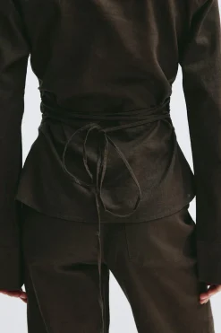 Linen blend shirt
