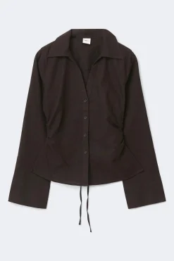 Linen blend shirt