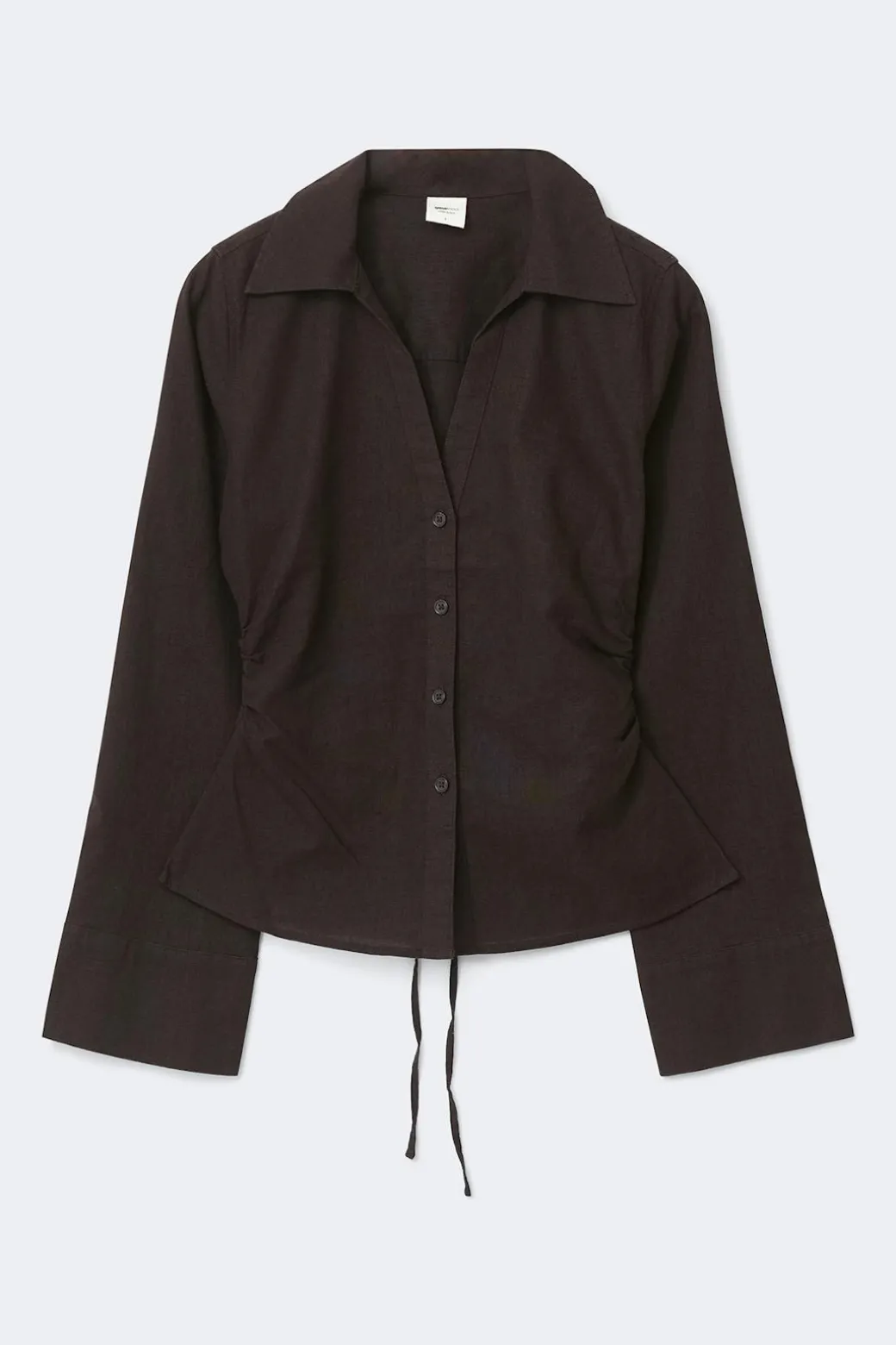 Linen blend shirt