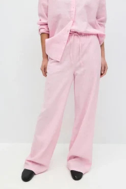 linen blend trousers