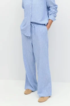 linen blend trousers