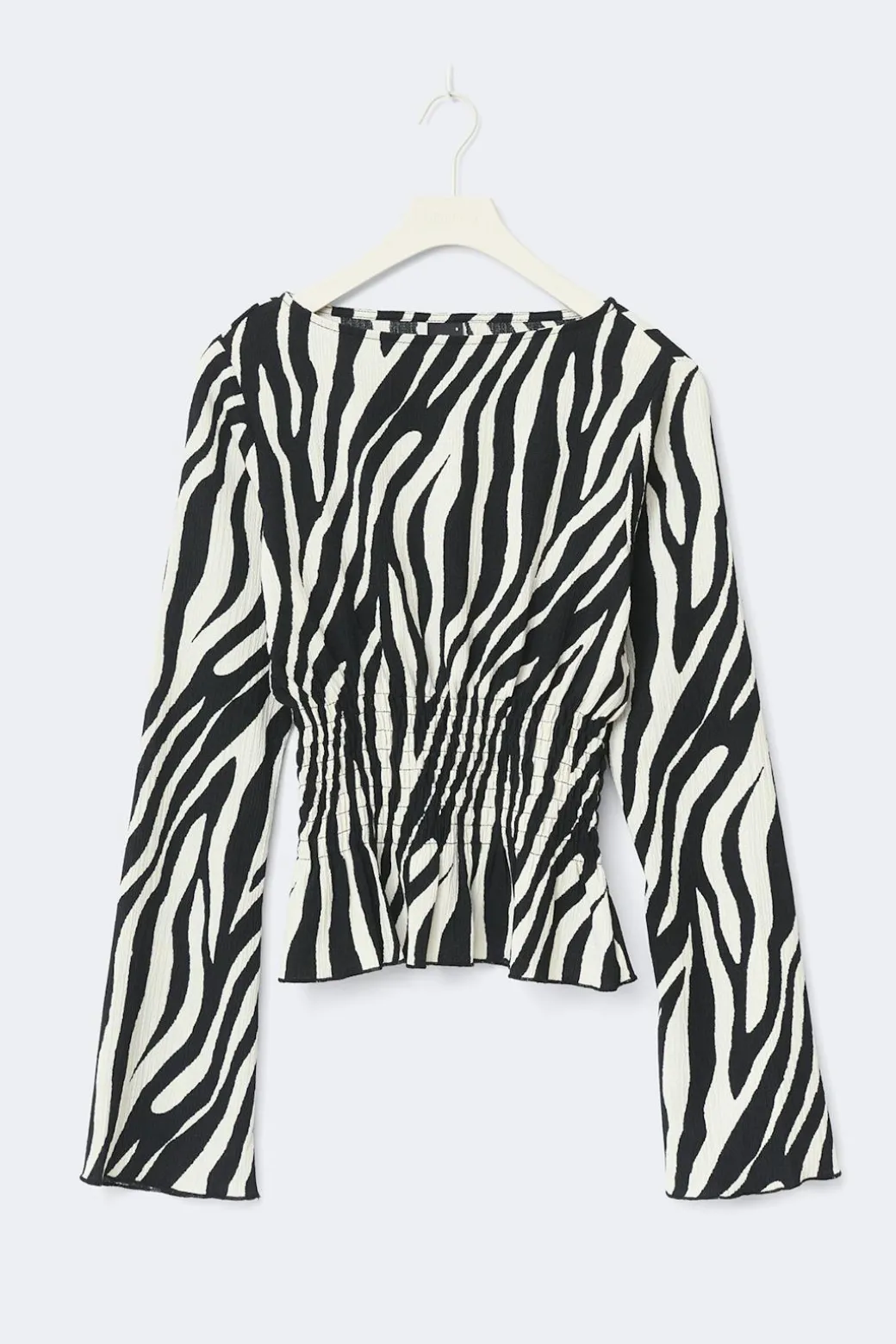Long sleeve smock top