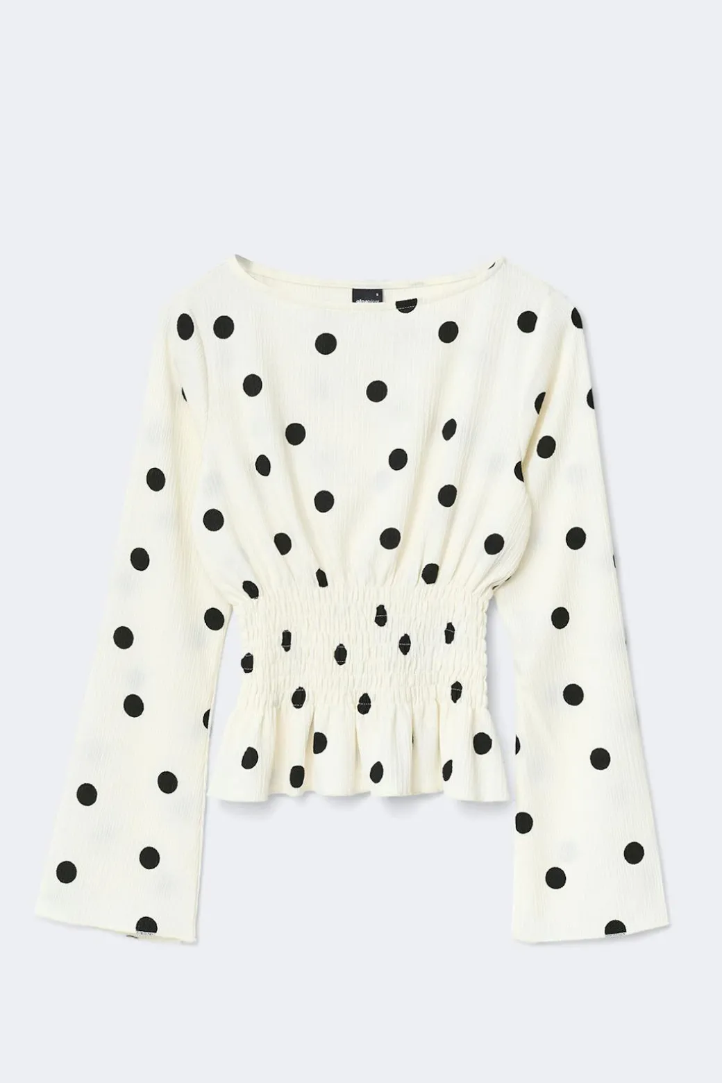 Long sleeve smock top