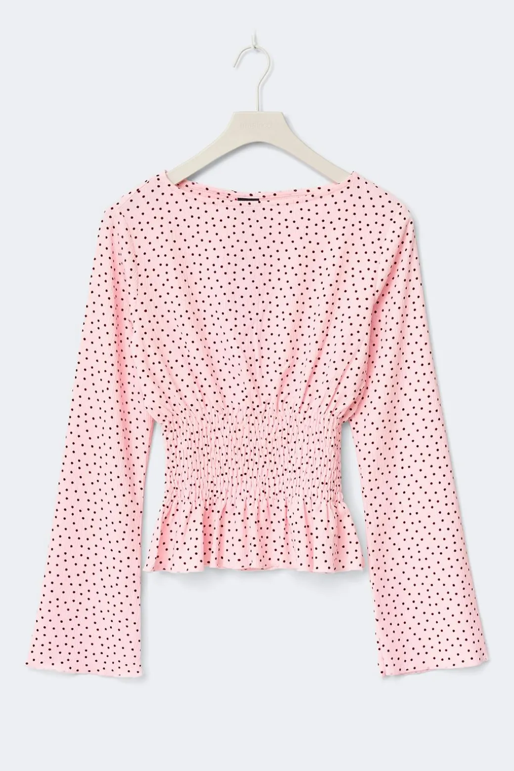 Long sleeve smock top