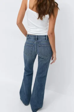 Low flare jeans