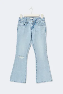 Low full length flare jeans