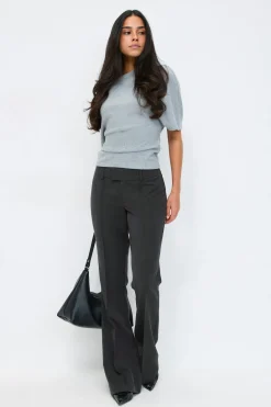 Low waist bootcut trousers