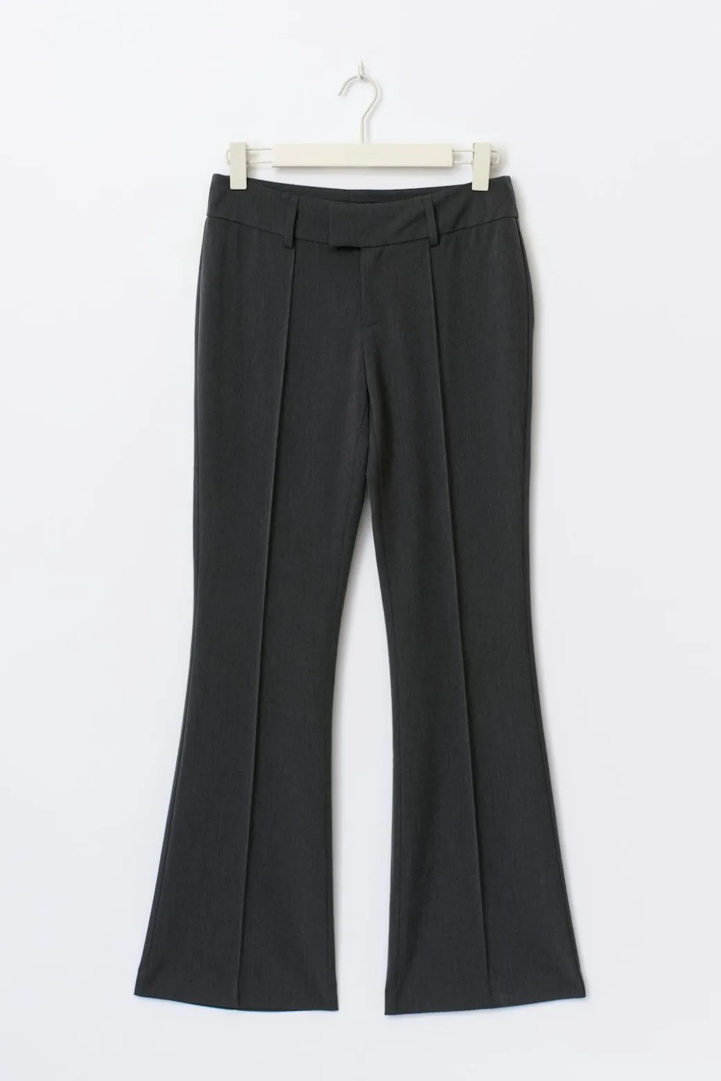 Low waist bootcut trousers