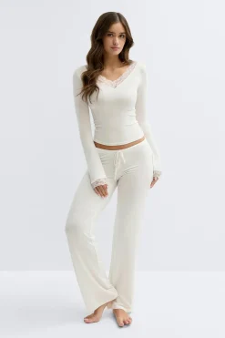 Low waist loungewear trousers