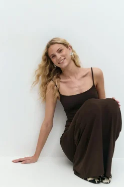 maxi slip dress