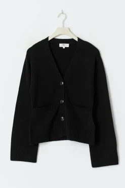 Merino wool knitted cardigan