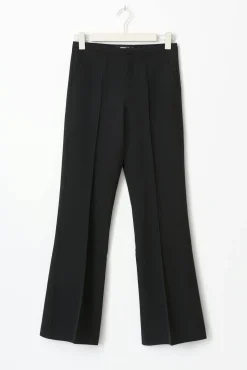 mid waist bootcut trousers