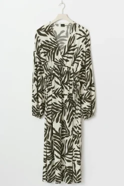 Midi wrap dress