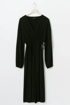 Midi wrap dress
