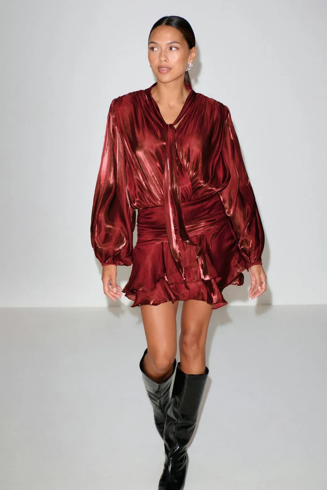 Mini frill dress