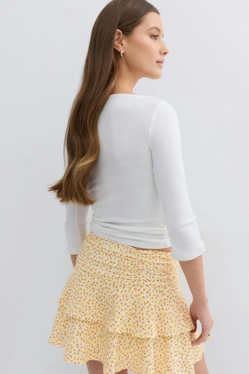 Mini frill skirt