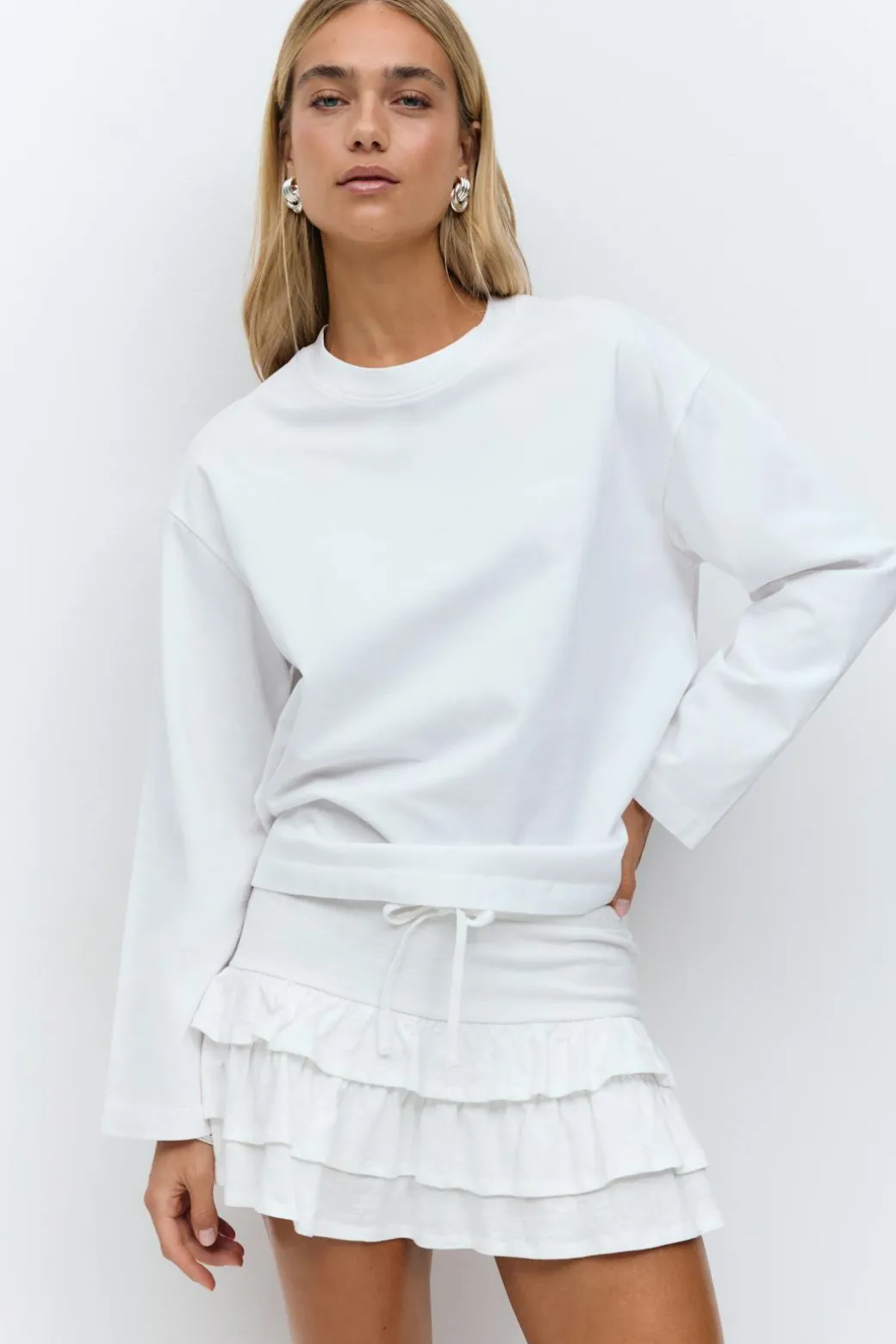 Mini frill skirt