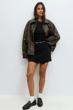 Mini wrap skort
