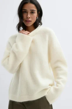 Mohair knitted sweater