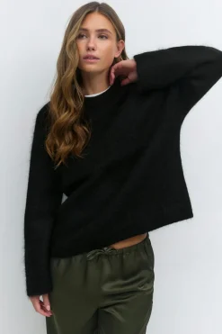 Mohair knitted sweater
