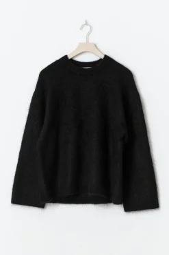Mohair knitted sweater