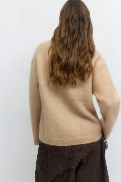Mohair knitted sweater