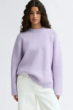 Mohair knitted sweater