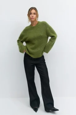 Mohair knitted sweater