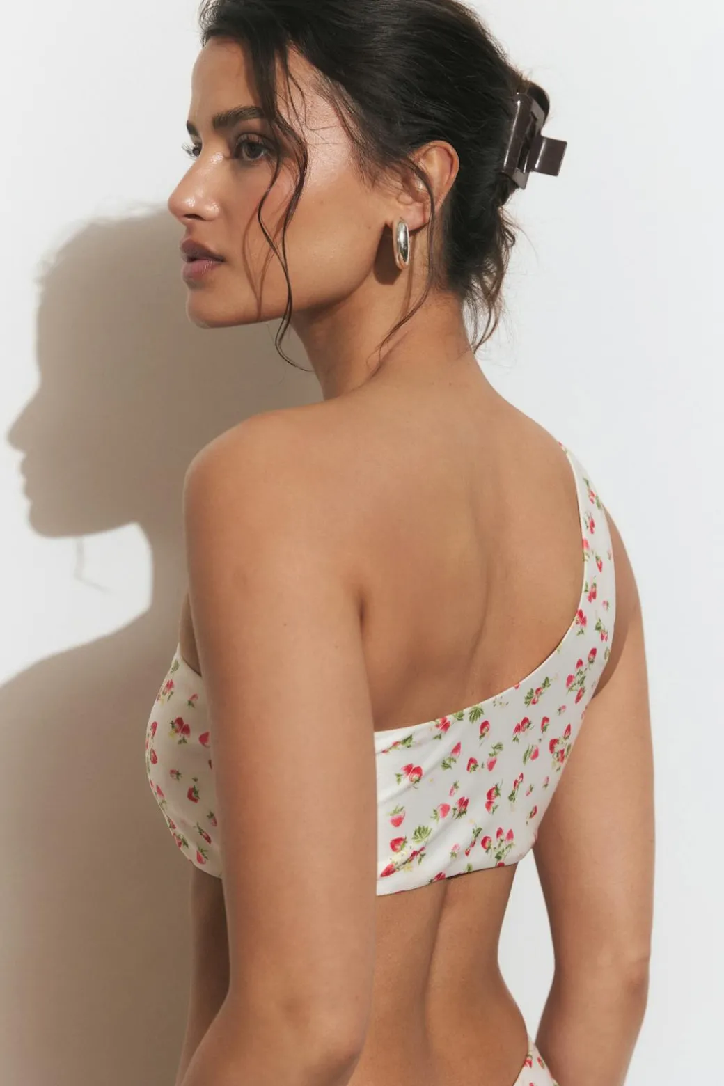 One shoulder bikini top