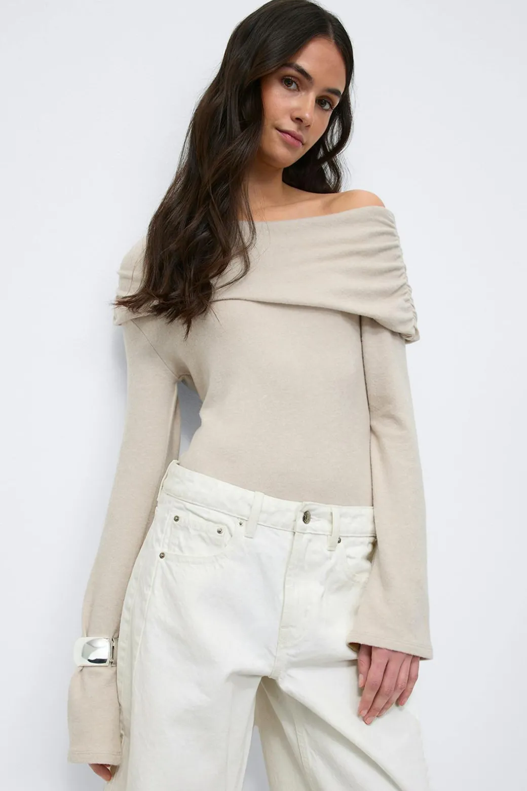 One shoulder top