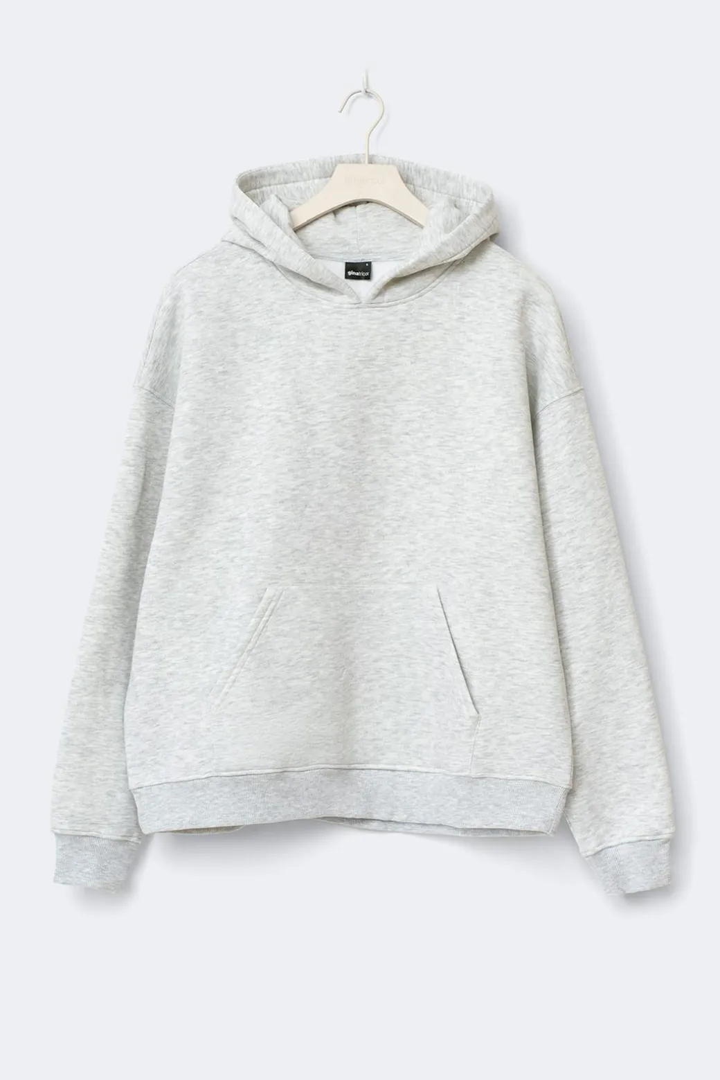 Oversized print hoodie